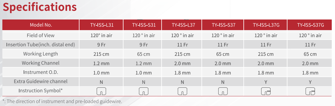 Cholangioscope Direct Visualization System